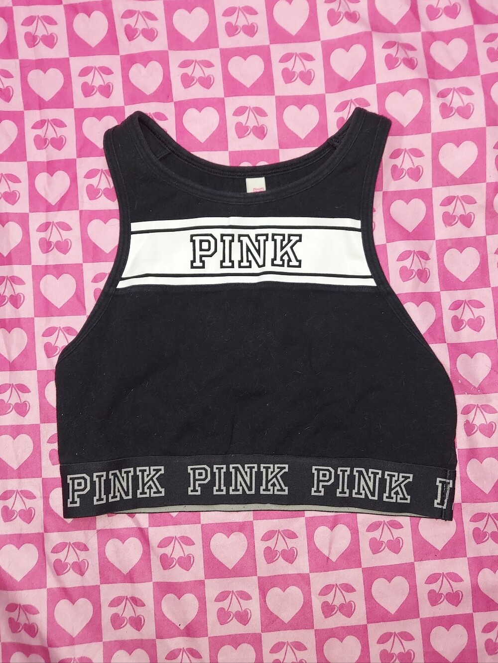 Victorias Secret PINK Black Sports Bra